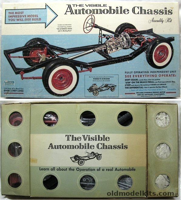 Renwal 1/4 The Visible Automobile Chassis, 813 plastic model kit